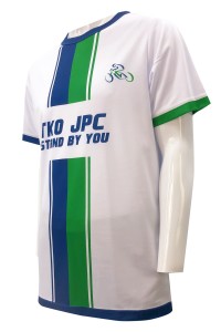 Design contrasting collar men's short-sleeved T-shirt Custom-made all-piece sublimation T-shirt round neck Sublimation design company T1064 